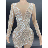 New Celebrate Birthday Party Dress, Long Sleeve Sparkly Mini Dress, Sexy Dress 2022 - 28Swim
